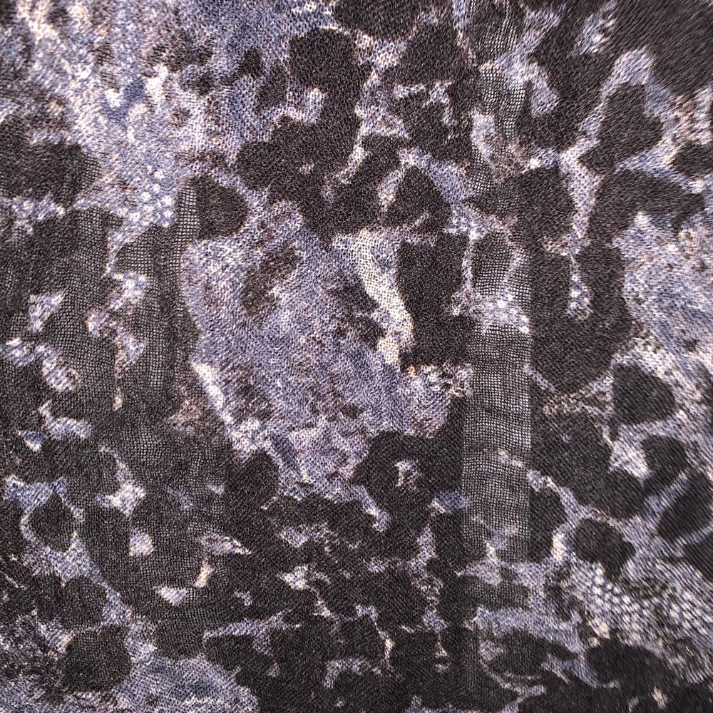 Silence & noise Grey leopard print infinity scarf